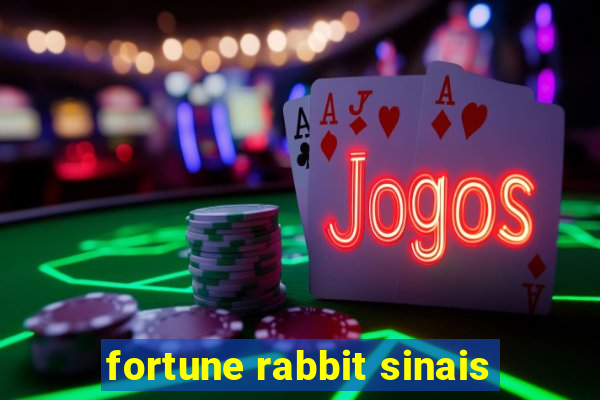 fortune rabbit sinais